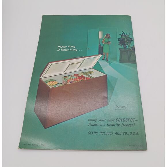 Sears Coldspot Cold Spot Freezer Owner's Guide Manual 1960s Vintage Booklet - Picture 12 of 12